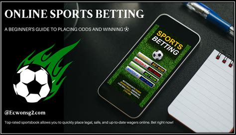 Placing sports bets online .